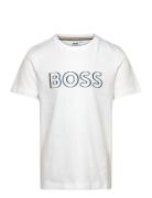 Short Sleeves Tee-Shirt Tops T-shirts Short-sleeved White BOSS