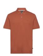 Pallas Tops Polos Short-sleeved Brown BOSS