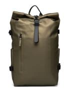 Rolltop Rucksack Large W3 Reppu Laukku Khaki Green Rains