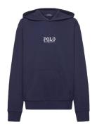 Logo French Terry Hoodie Tops Sweat-shirts & Hoodies Hoodies Navy Ralp...