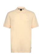 Pallas Tops Polos Short-sleeved Beige BOSS