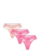 3-Pack String Stringit Alusvaatteet Pink Hunkemöller