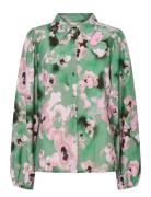 Yaswingy Ls Shirt S. Tops Blouses Long-sleeved Green YAS