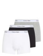 Relaxed Fit Trunk 3Pk Bokserit Grey Calvin Klein