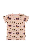 Bamboo T-Shirt Tops T-shirts Short-sleeved Pink Geggamoja