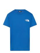 B Box Nse S/S Tee Sport T-shirts Short-sleeved Blue The North Face