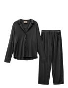 Ego Soft Set Pyjama Black A Part Of The Art