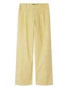 Nlfhynthe Lw Wide Pant Bottoms Trousers Yellow LMTD