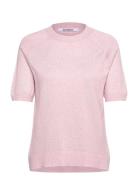 Srmarla Ss O-Neck Tops Knitwear Jumpers Pink Soft Rebels