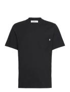 Bobby Pocket T-Shirt Tops T-shirts Short-sleeved Black WOOD WOOD