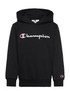 Hooded Sweatshirt Sport Sweat-shirts & Hoodies Hoodies Black Champion