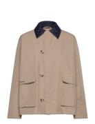 Cotton Tech Daisy Jacket Trenssi Takki Beige Mads Nørgaard