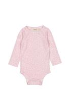 Leo Body Ls Bodies Long-sleeved Pink MarMar Copenhagen