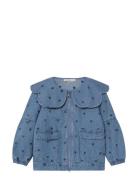 Donna Denim Bomber Jacket Bombertakki Blue Fliink