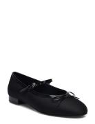 Ballerinas With Strip And Bow Detail Ballerinat Black Mango