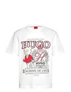 Daporoni Designers T-shirts Short-sleeved White HUGO