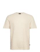 H-Thompson 80 Tops T-shirts Short-sleeved Beige BOSS