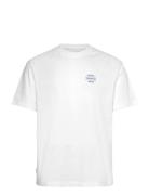 Aft T-Shirt Tops T-shirts Short-sleeved White Makia