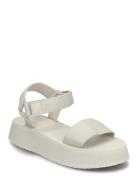 Sandal Velcro Webbing Mg Matalapohjaiset Sandaalit White Calvin Klein