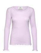 Pointella Troja Tee Ls Tops T-shirts & Tops Long-sleeved Purple Mads N...