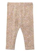 Jersey Leggings Jules Bottoms Leggings Beige Wheat
