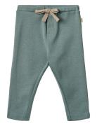 Jersey Pants Manfred Bottoms Trousers Blue Wheat