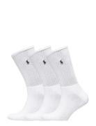 Crew Sock 3-Pack Underwear Socks Regular Socks White Polo Ralph Lauren