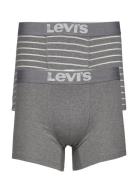 Levis Men Vintg Stripe Yd Boxer Brief 2P Bokserit Grey Levi's®