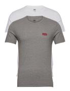 2Pk Crewneck Graphic 2 Pack Hm Tops T-shirts Short-sleeved Grey Levi's...