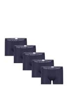 Classic Stretch Cotton Trunk 5-Pack Bokserit Navy Polo Ralph Lauren