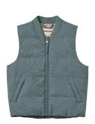 Puffer Waistcoat Andre Toppaliivi Blue Wheat