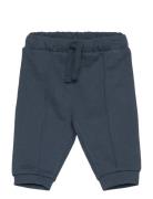 Knit Jogger-Style Trousers Bottoms Sweatpants Navy Mango