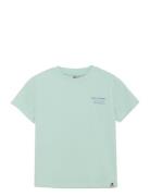 T-Shirt Backprint Tops T-shirts Short-sleeved Green Daily 7