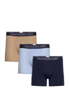 Stretch Cotton Boxer Brief 3-Pack Bokserit Navy Polo Ralph Lauren