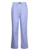 Polo Bear Striped Cotton Pajama Pant Olohousut Blue Polo Ralph Lauren