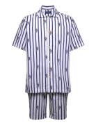 Cotton-Sle-Set Pyjama Blue Polo Ralph Lauren