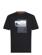 Te_Ontheway Tops T-shirts Short-sleeved Black BOSS