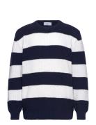 Bimini Knit Tops Knitwear Round Necks Navy Makia