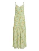 Viuma Mesh Strap Maxi Dress/Dc/Ka Maksimekko Juhlamekko Green Vila