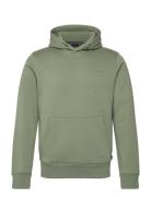 Bowman Logo Hood Tops Sweat-shirts & Hoodies Hoodies Green Sail Racing