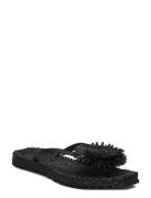 Flip Flop With Flower Flipflopit Rantasandaalit Sandaalit Black Ilse J...