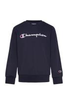 Crewneck Sweatshirt Tops Sweat-shirts & Hoodies Sweat-shirts Navy Cham...