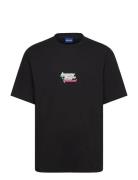 Nerperi Tops T-shirts Short-sleeved Black HUGO BLUE