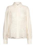 Cmmolly-Shirt Tops Shirts Long-sleeved Cream Copenhagen Muse