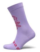 Detsku Vihkiruusu Lingerie Socks Regular Socks Purple Marimekko