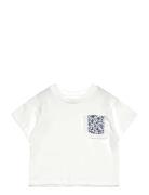 Patch Pocket T-Shirt Tops T-shirts Short-sleeved White Mango