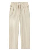 Nkffalinnen Straight Pant Bottoms Trousers Cream Name It