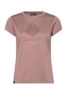 Pinec Top W Sport T-shirts & Tops Short-sleeved Brown Five Seasons
