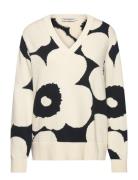 Päivä Unikko Tops Knitwear Jumpers White Marimekko