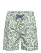 Matmaki Printed Board Shorts. Grs Uimashortsit Green MINI A TURE